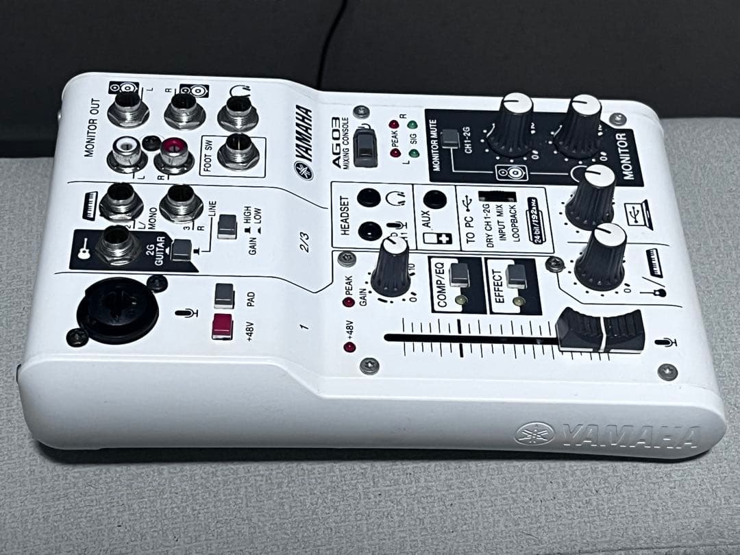ほ*様 YAMAHA AG03 オーディオインターフェイス ※ケーブル無