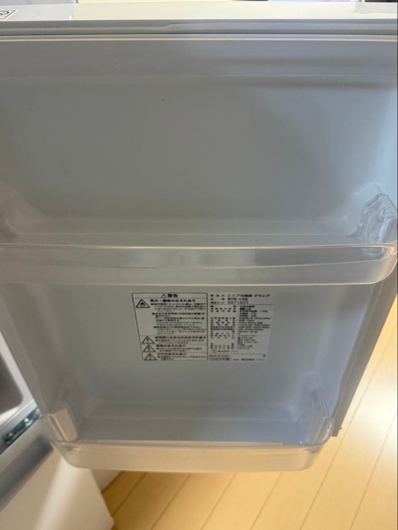 冷蔵庫 NTR-106 106L 2020年製