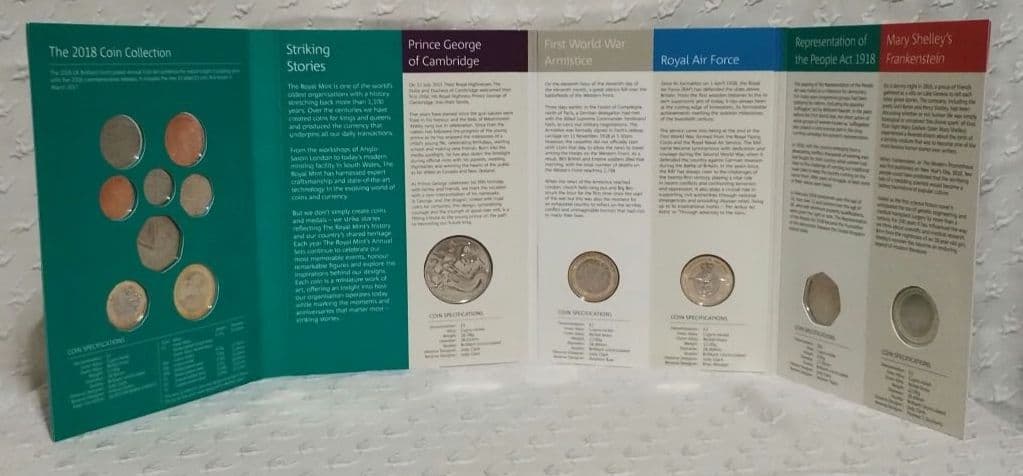 希少】2018年 英国 ロイヤルミント公式 年次記念セット