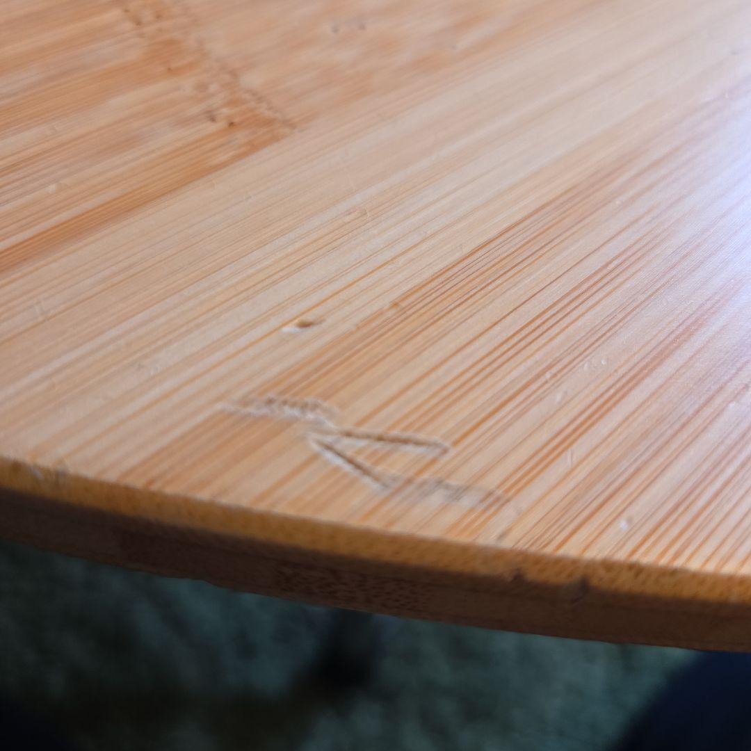 スノーピーク】ローテーブルラウンド 竹 LV-242 廃盤希少品 高さ調整可能