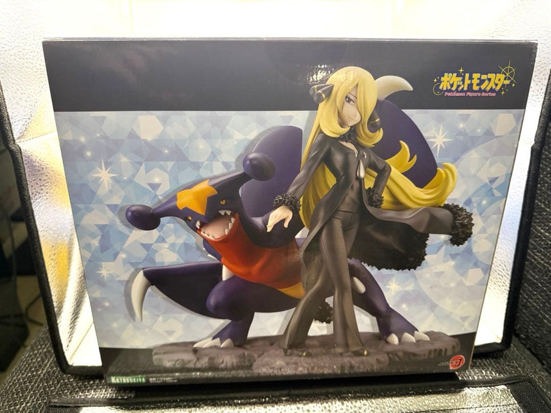 ポケモン ARTFX J シロナ with ガブリアス フィギュア 色紙付き
