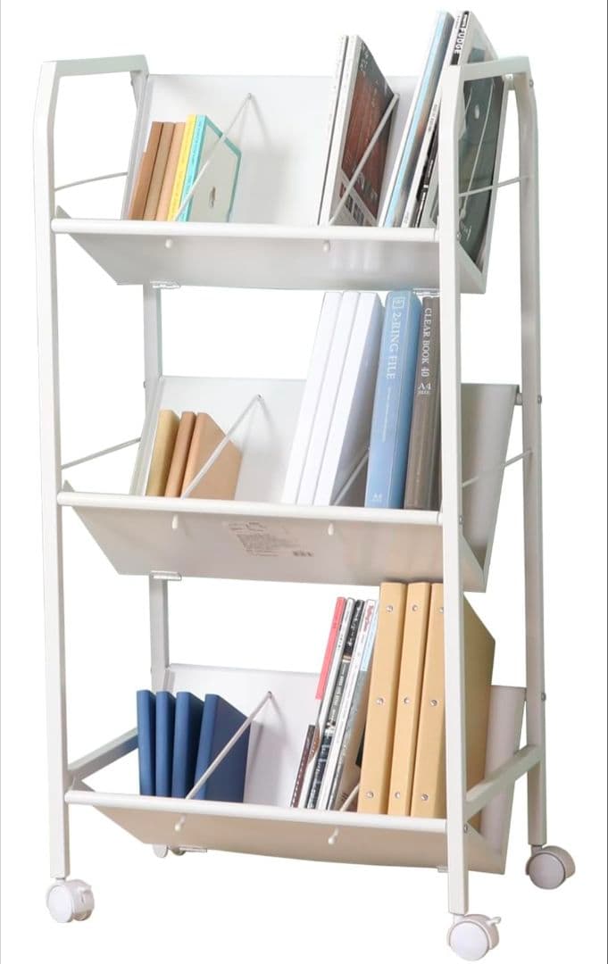 不二貿易 ファイルラック 3段 幅55×奥行40×高さ112cm ホワイト Amazon.co.jp: 不二貿易 ファイルラック ファイルワゴン 3段 幅55×奥行