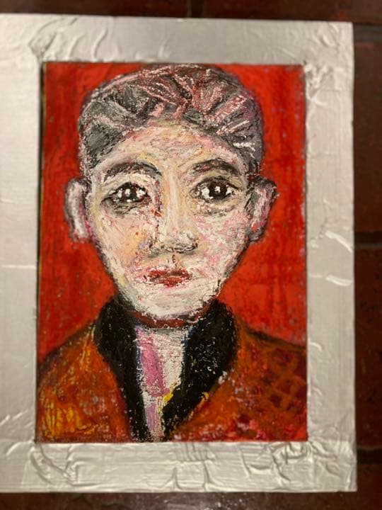 空飛ぶ画家糸川裕志のポップアートの人物画、