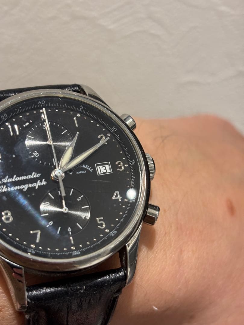 E.MARINELLA7061.3 自動巻クロノValjoux7750廃番 希少