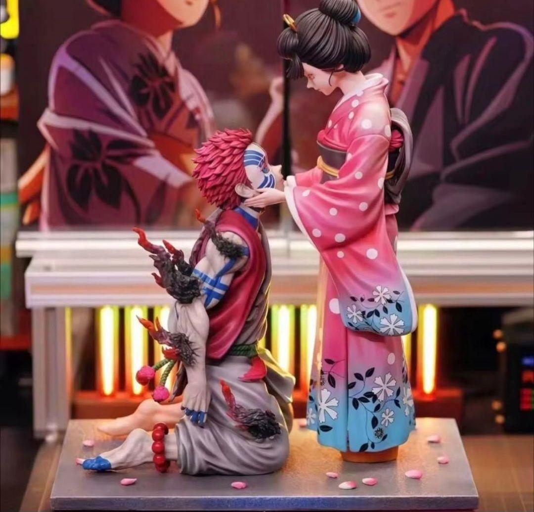 鬼滅の刃 猗窩座 恋雪 フィギュア ガレージキット - メルカリ