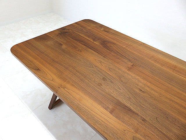 展示品　吉桂 ソース「168 Y HOPE」ウォールナット無垢ダイニングテーブル