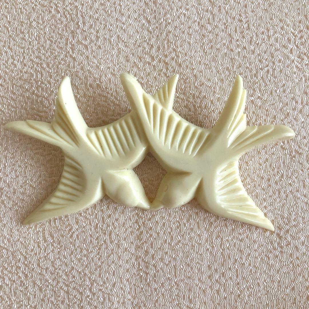 ヴィンテージ！！ レトロ 小鳥 ブローチ - メルカリ