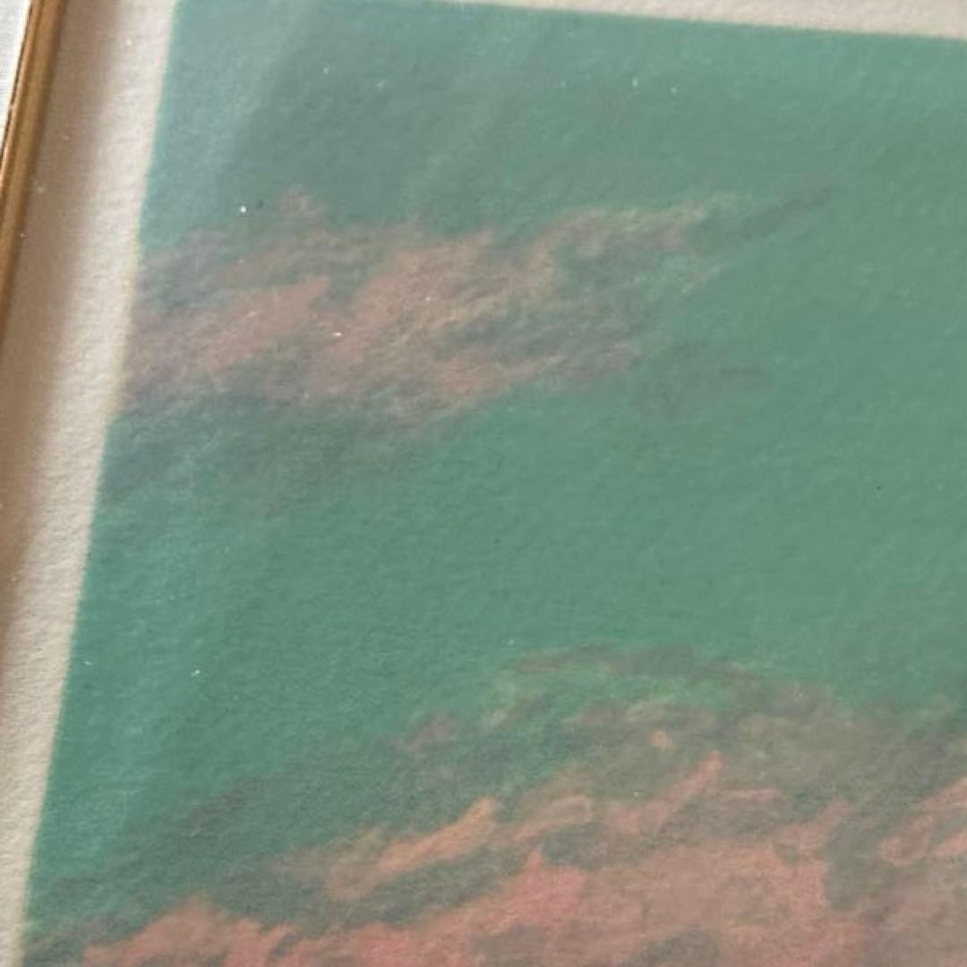 クロード・マヌキアン　反射光　大きなリトグラフ