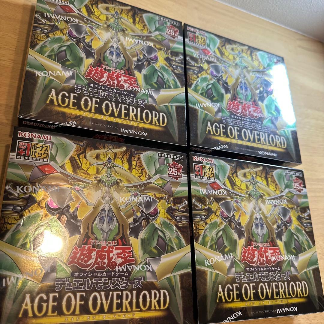 AGE OF OVERLORD 未開封　シュリンク付き　4BOX