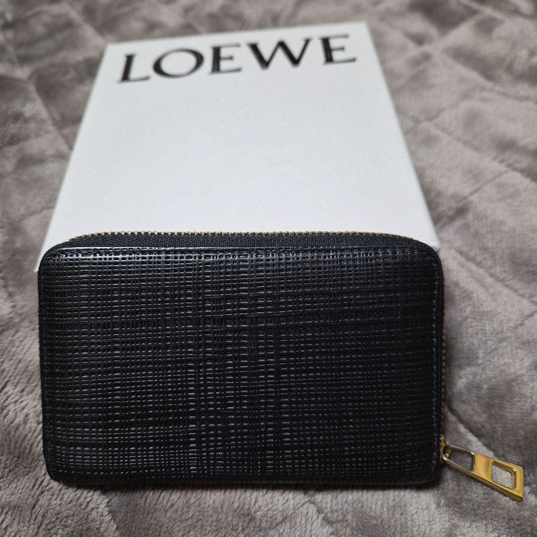 美品　送料込みLOEWE ケース　リネン　ユニセックス　ミニウォレット