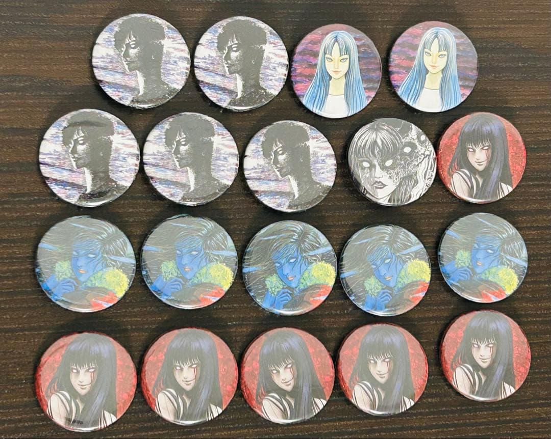 伊藤潤二 コレクションCollection buttons缶バッジ全18種コンプ