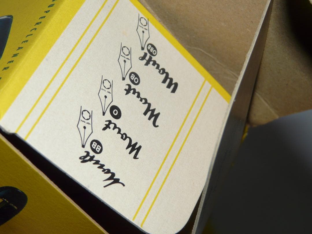 1960年代 モンブラン ボトルインク 未開封 3個 黒 ブルーブラック