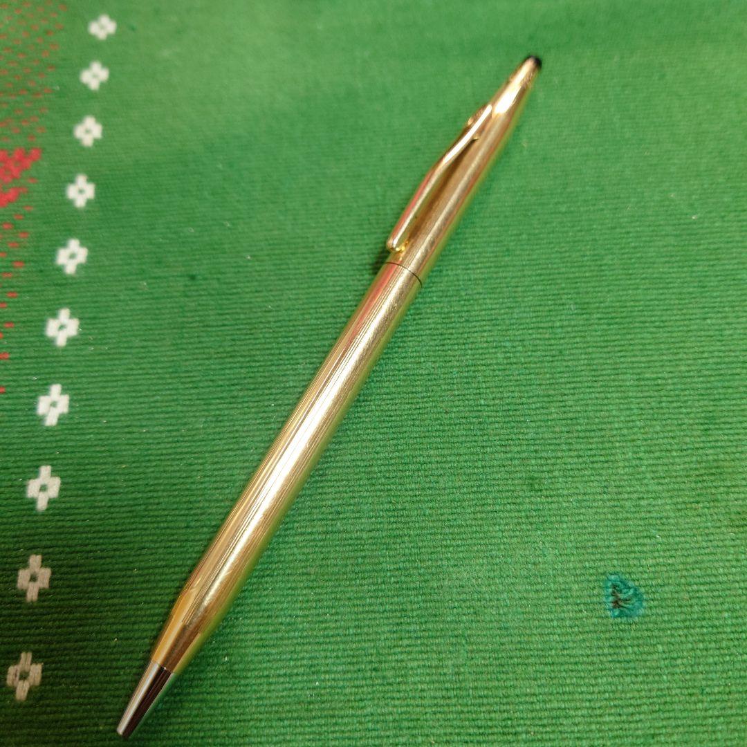 CROSS 14KT 1/20 金張　ボールペン　中古品 CROSS クロス 金張り ボールペン シャープペンシル 筆記用具 | 買取