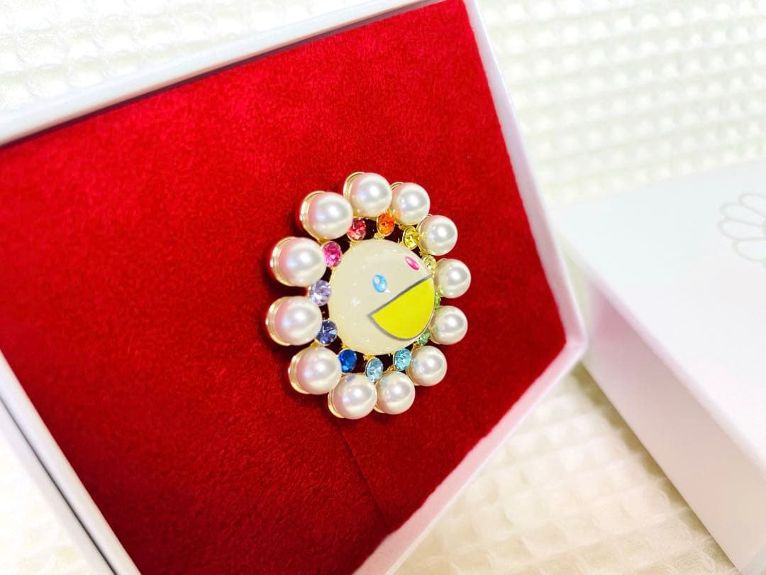 liquem リキュエム×村上隆 パールフラワー リング 指輪 カイカイキキ