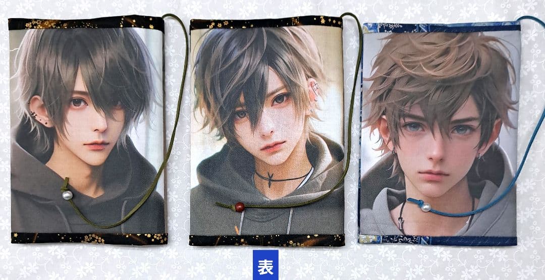 sa⑪ブックカバー、ポーチ