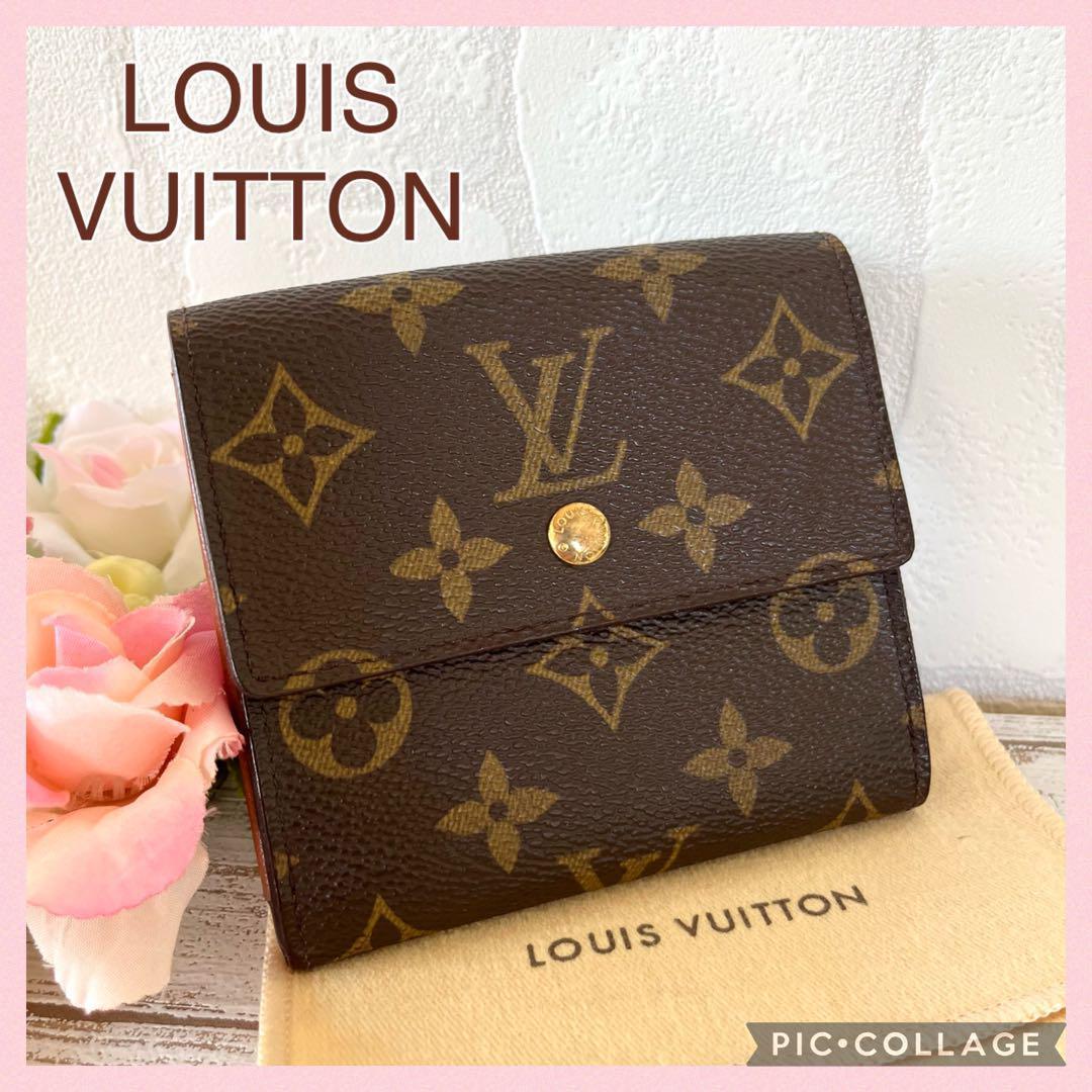 美品 ルイヴィトン モノグラム ポルトモネ ビエ カルトクレディ 財布 W