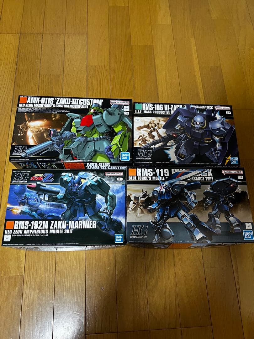 HG ザクⅢ改　ハイザック　ザクマリナー　アイザック　4体セット HG ザクⅢ改 ハイザック ザクマリナー アイザック 4体セット