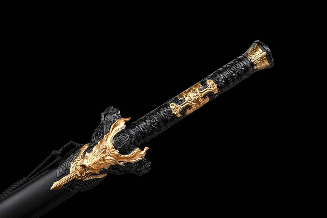 墨竜戦剣 刀装具 模擬刀 日本刀 模造刀 武具 舞踊刀