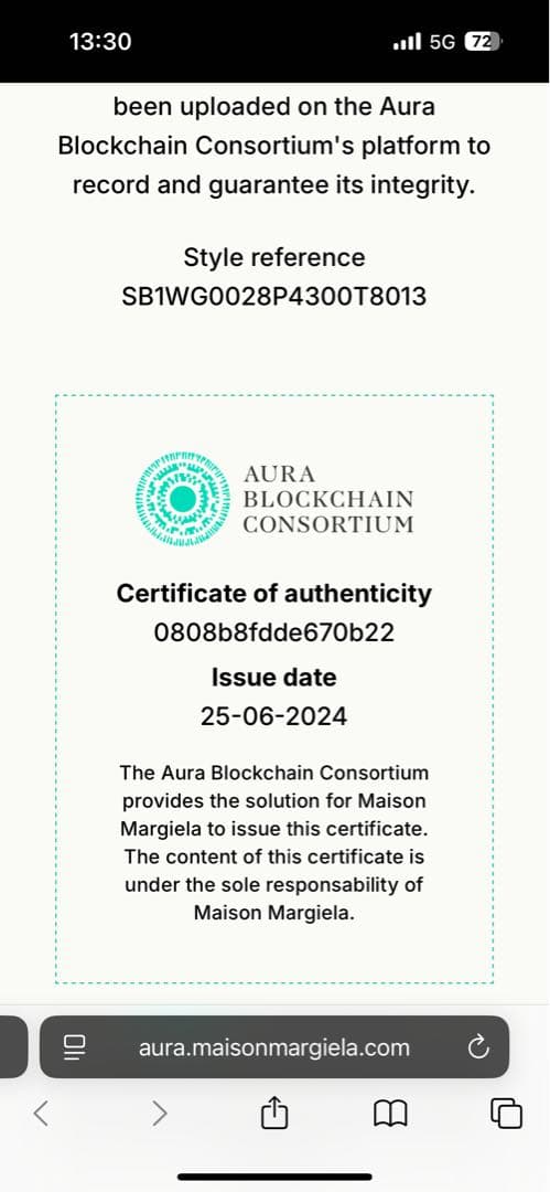 メゾンマルジェラ　グラムスラム　クラシック　スモール