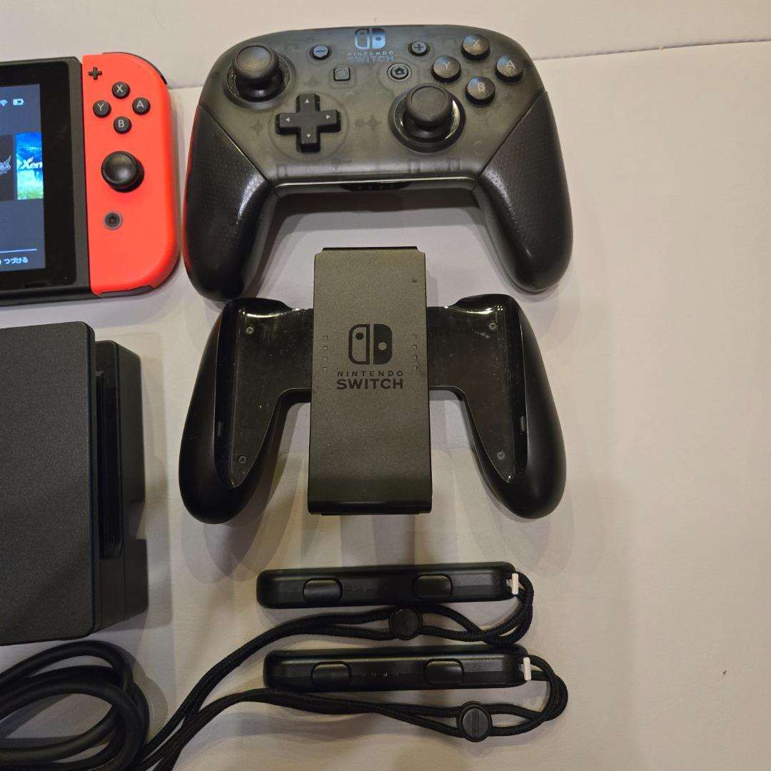 「Nintendo Switch 本体＋純正プロコンセット 美品 128G SD