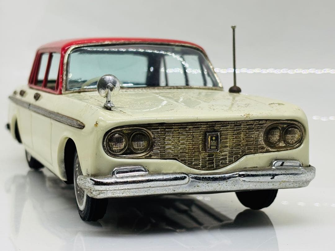 モ*ガ様 萬代屋バンダイ当時物ブリキトヨペットクラウンDX1964年発売赤箱シリ