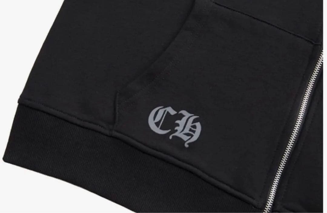 [新品] Chrome Hearts ブラックパーカー