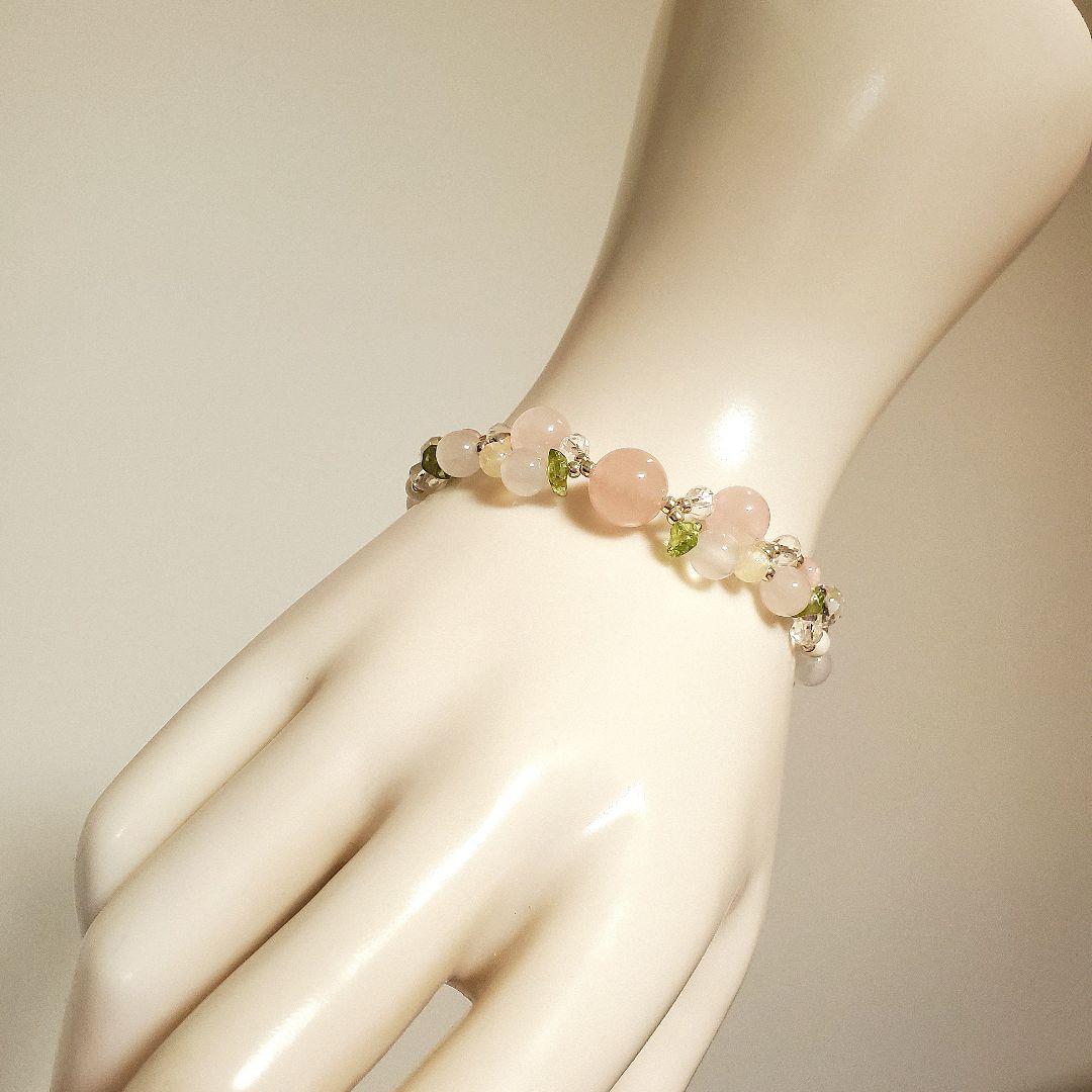 【レイア姫】天然石ブレスレット 2点