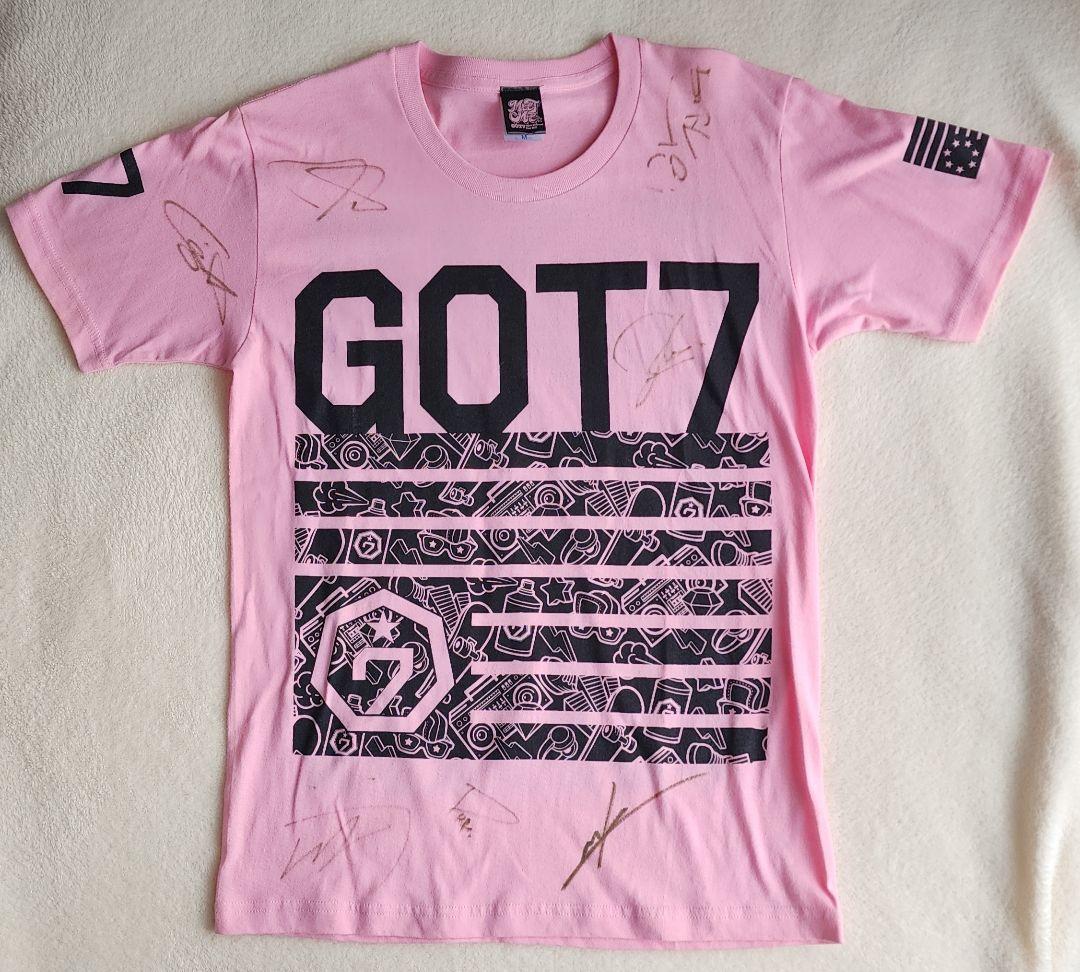 GOT7 MEET ME JAPANツアー☆サイン入りTシャツ 販売期間終了※ T.O.K ジャパンツアー限定Tシャツ ハリケーン・メリッサ