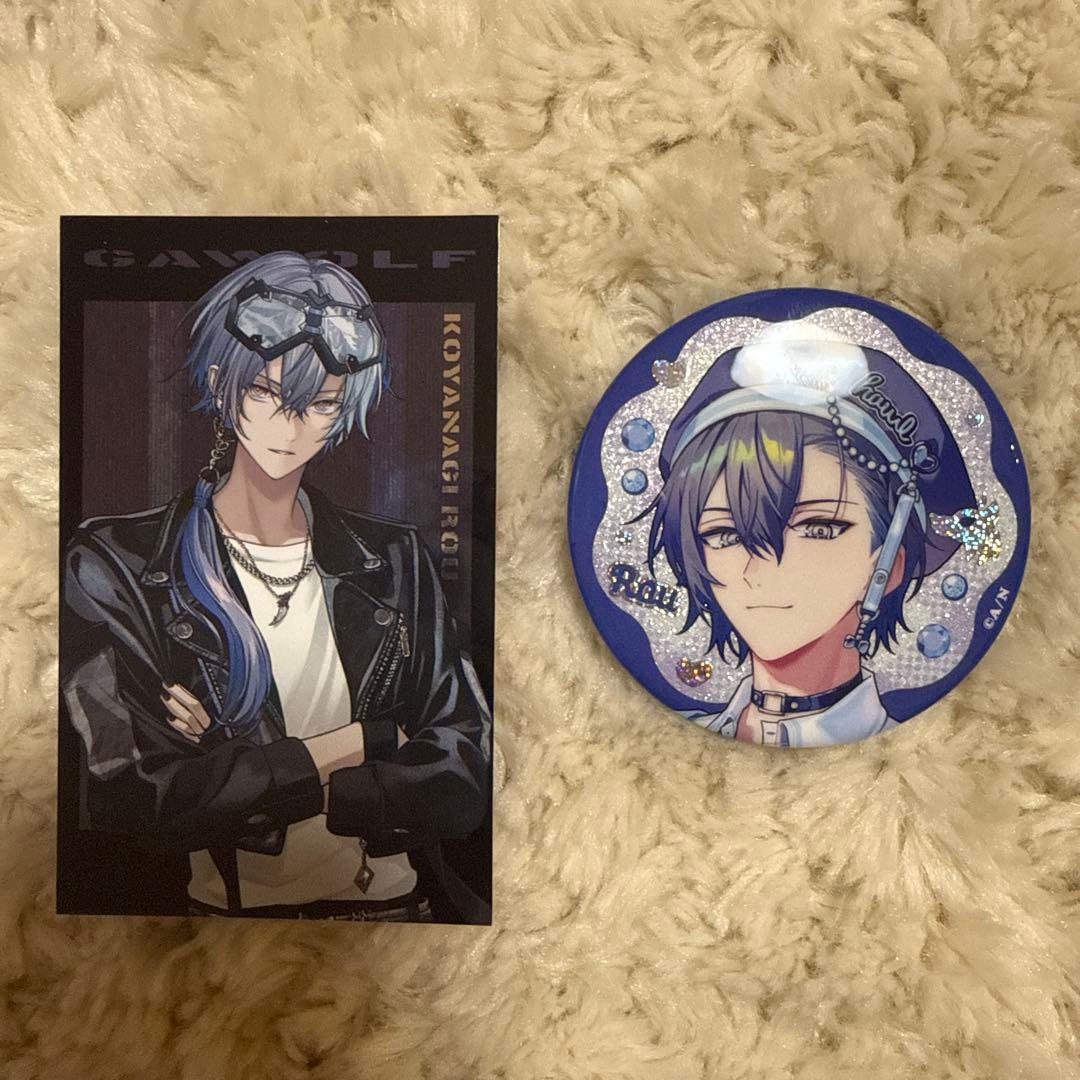 小柳ロウ カード 缶バッジ ぎゃうるふ - メルカリ