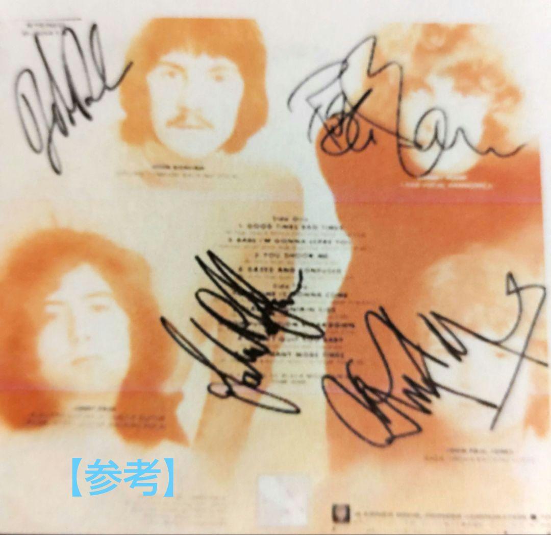 直筆サイン】レッドツェッペリン聖なる館LPジャケット