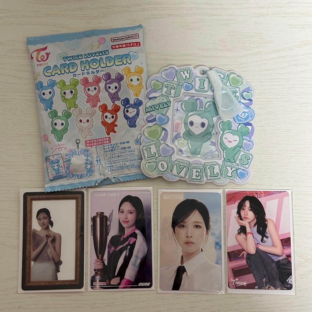 TWICE LOVELYS カードホルダー ミナ - メルカリ