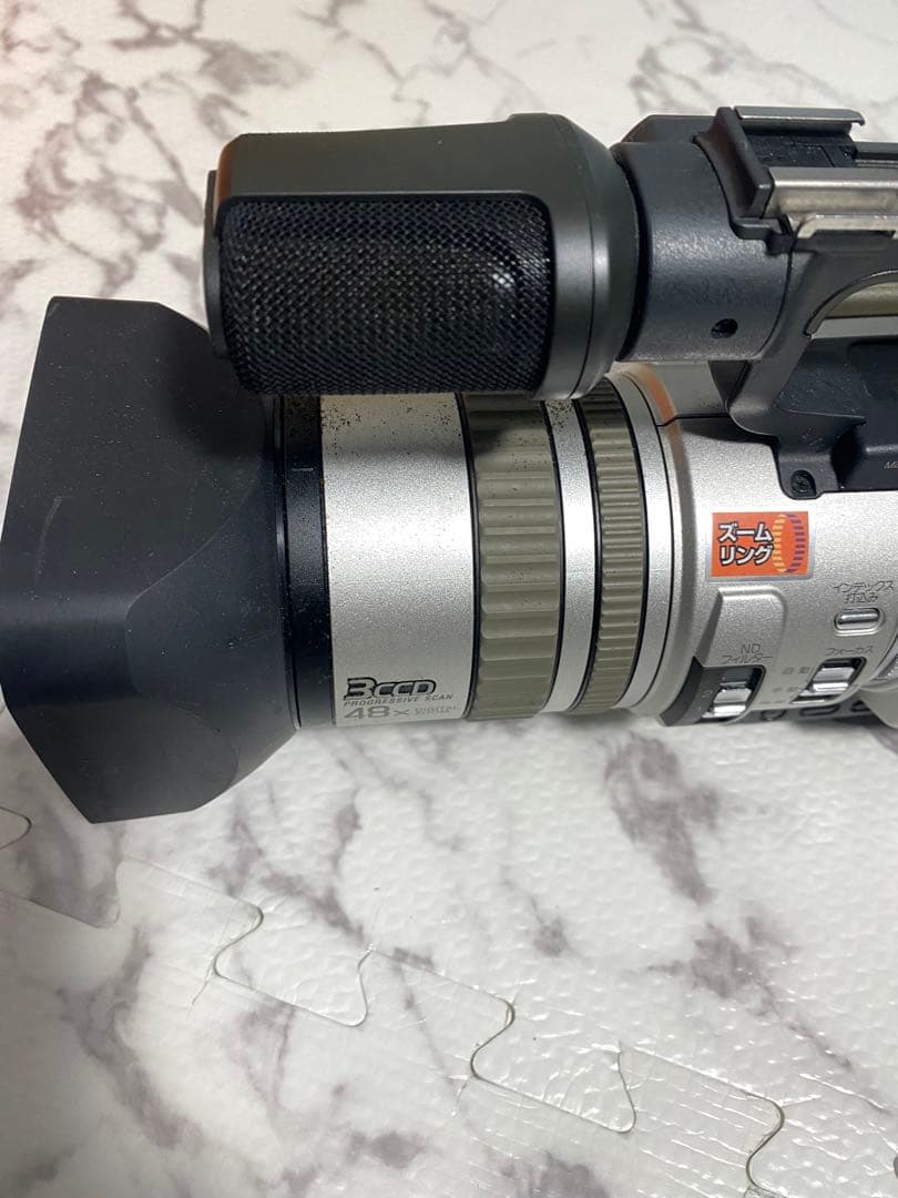 SONY DCR-VX2000 VX2100 業務用ビデオカメラ 本体 通電確認