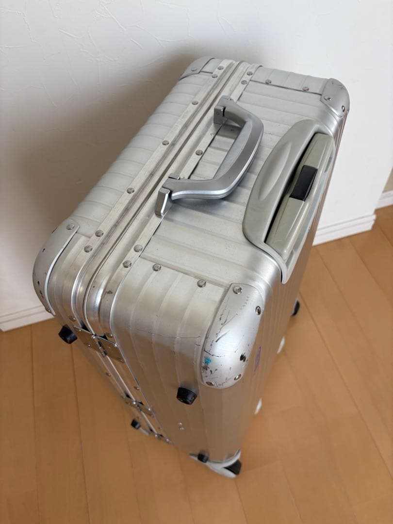 難ありRIMOWA スーツケース トパーズ クラシック No.6228 シルバー