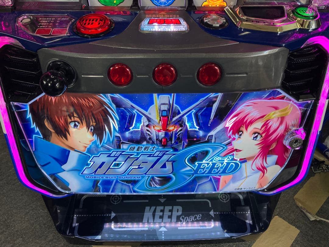 パチスロ実機 スマスロ 機動戦士ガンダムSEED 簡易ユニット付 ⭕️送料