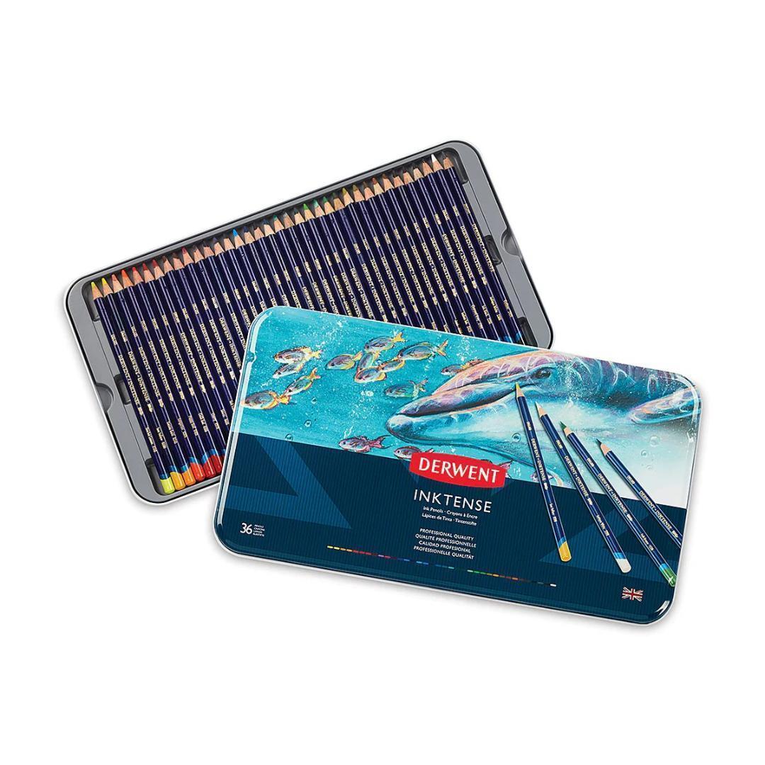 【新品未使用】DERWENT INKTENSE水彩色鉛筆36本セットダーウェント