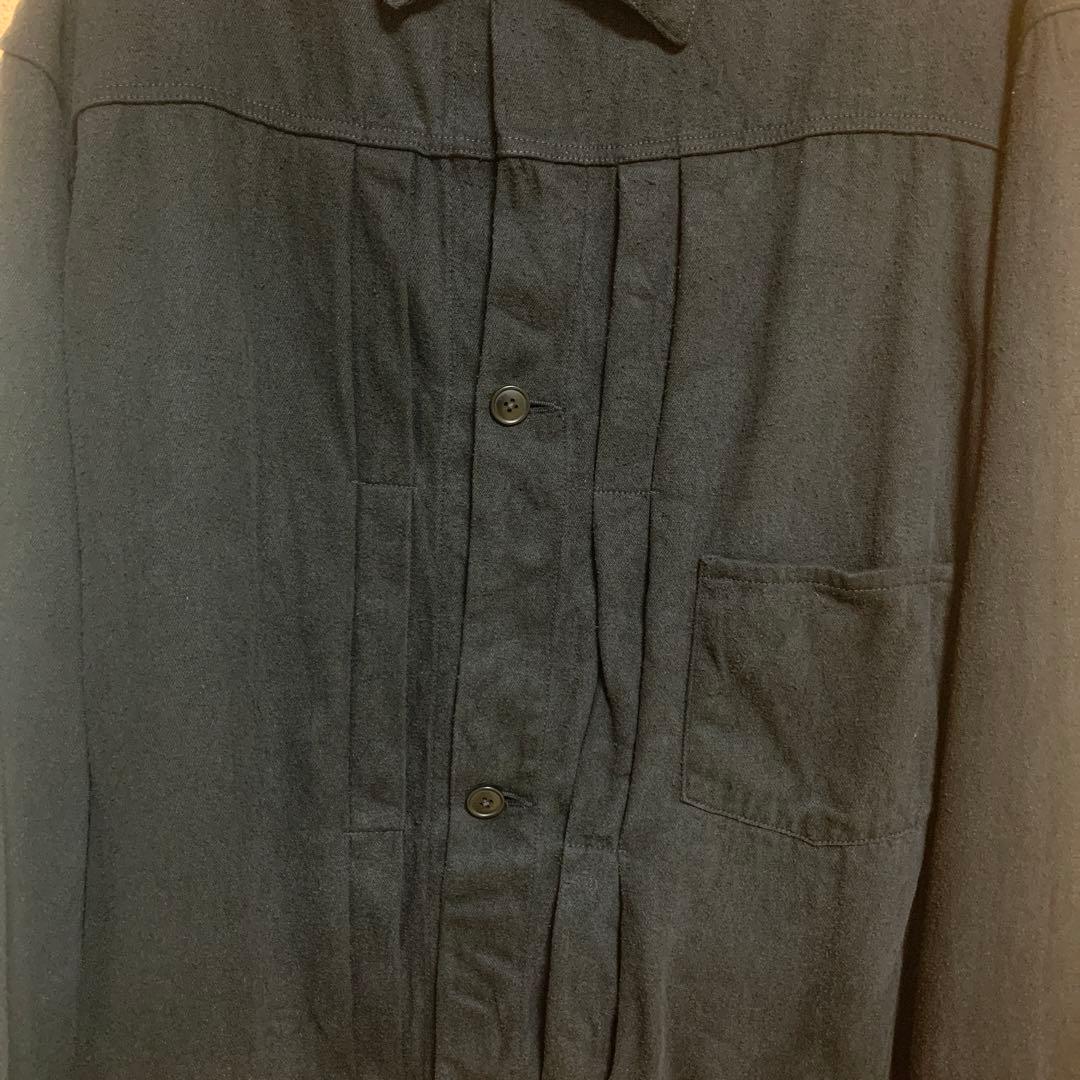 【大幅値下げ中】【COMOLI】シルクネップTYPE-1ST（黒,サイズ3）