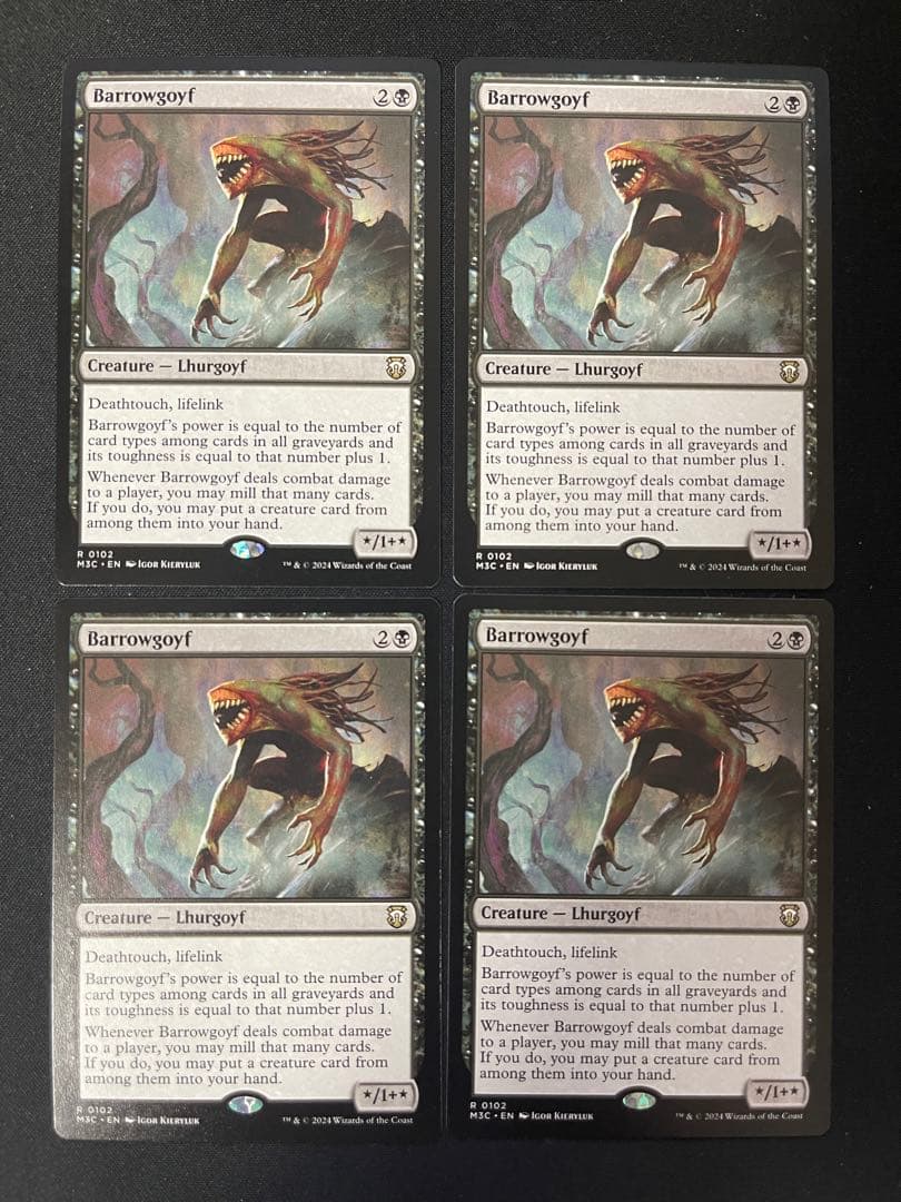 バロウゴイフ 日本語4枚セット