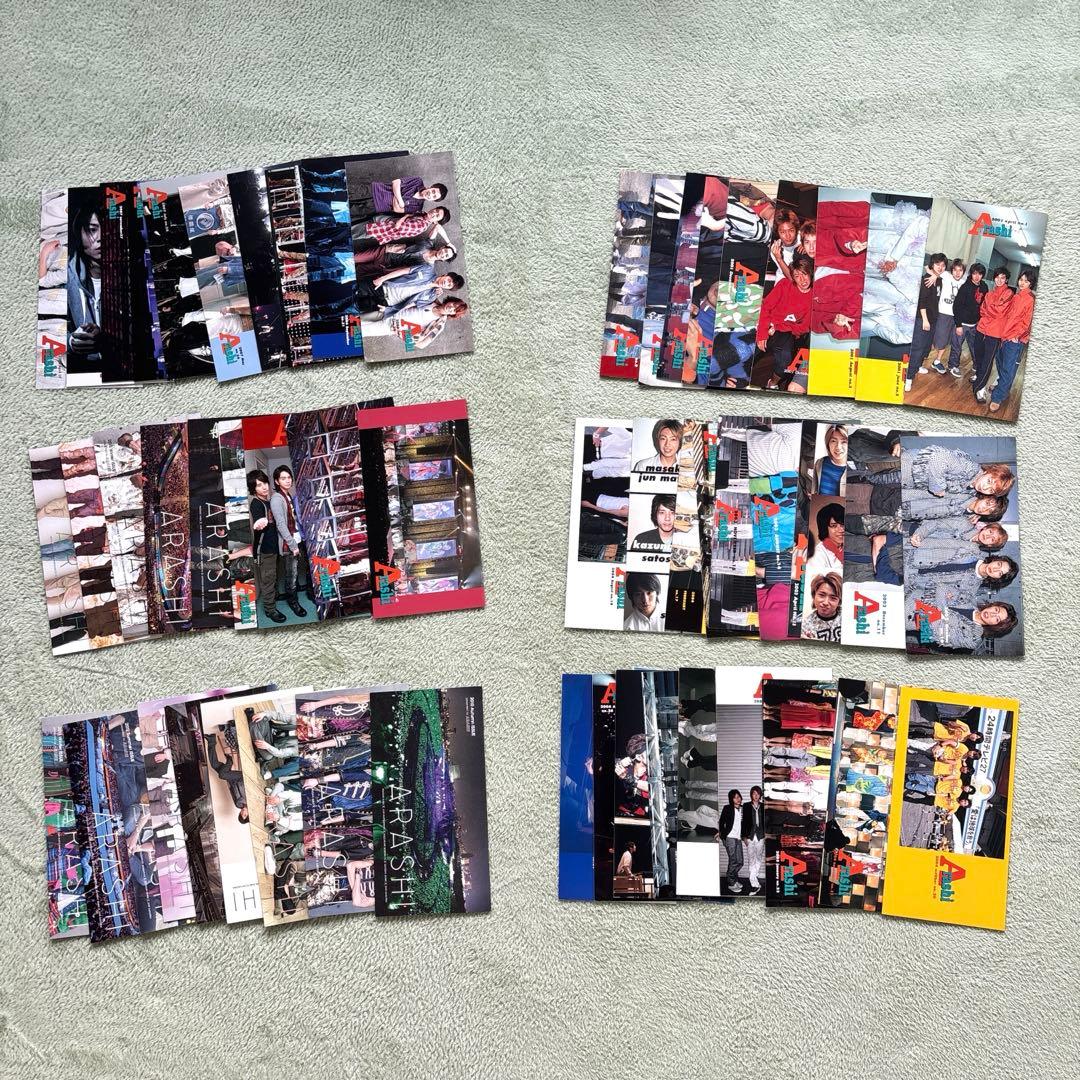 嵐直筆サイン色紙＋FC会報1〜94