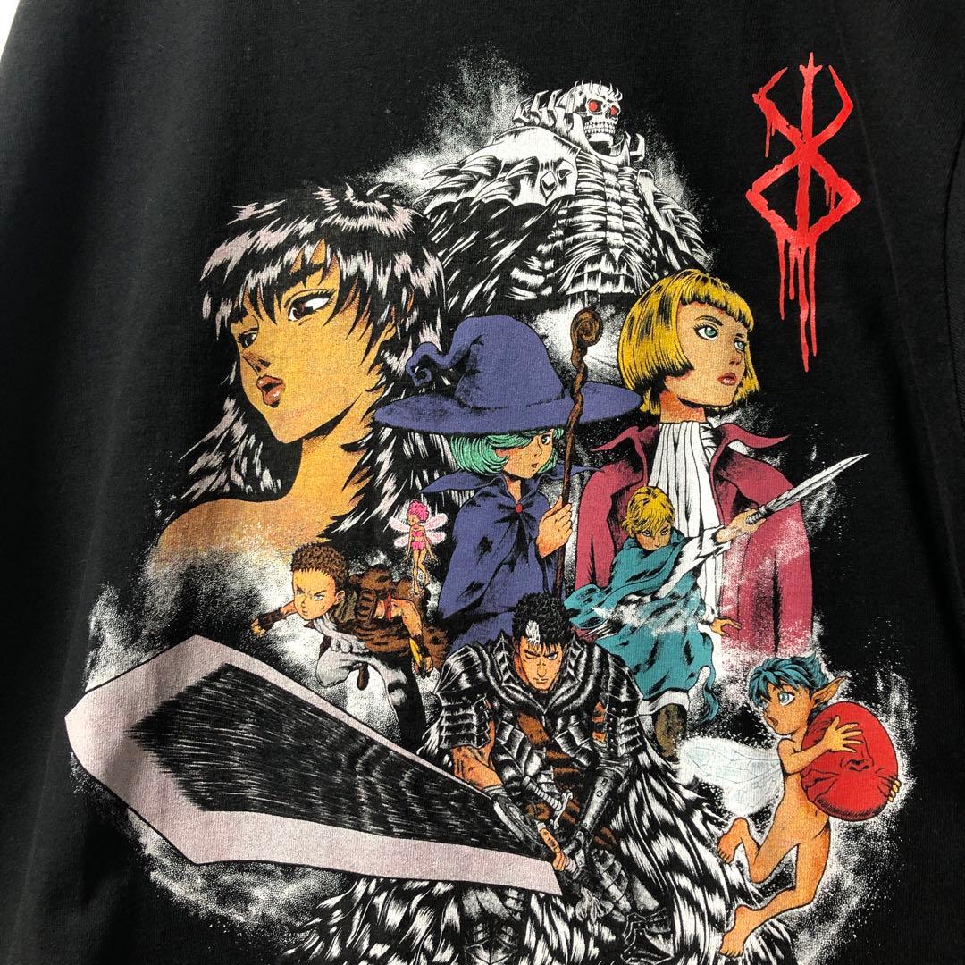 希少】ベルセルク Tシャツ ガッツ一行 アニメ シールケ キャスカ 漫画 古着