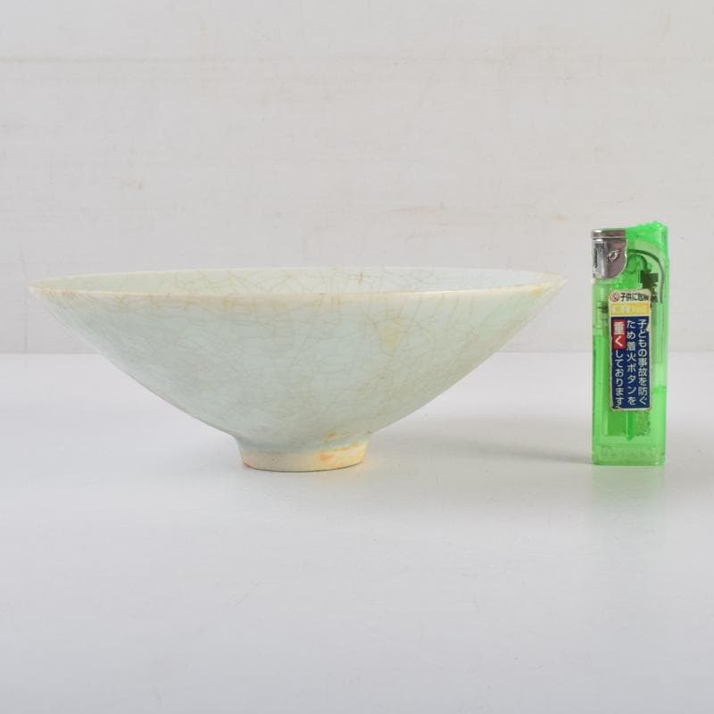 Big Chef様専用 中国 影青 青白磁 陰刻 花文鉢 C 9105