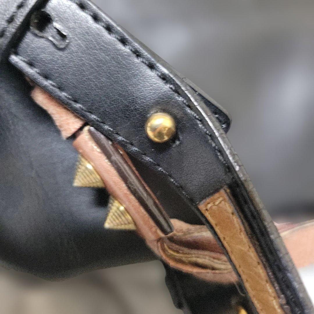 Chloe 黒 レザー ショルダーバッグ