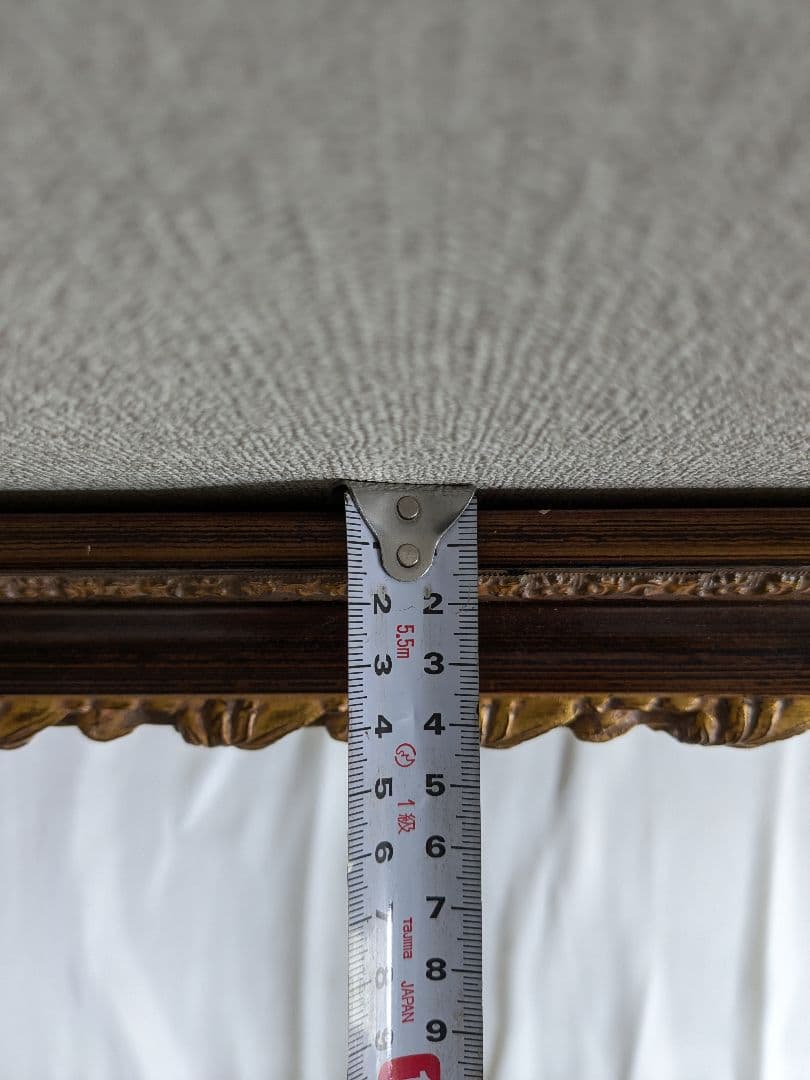 金縁　額縁　油絵　春　桜