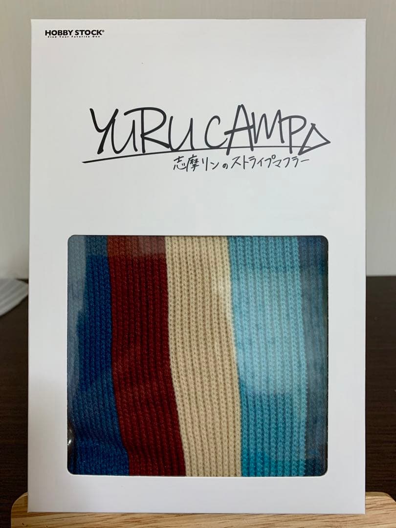 サ*）様 ゆるキャン△ 志摩リンのストライプマフラー - メルカリ