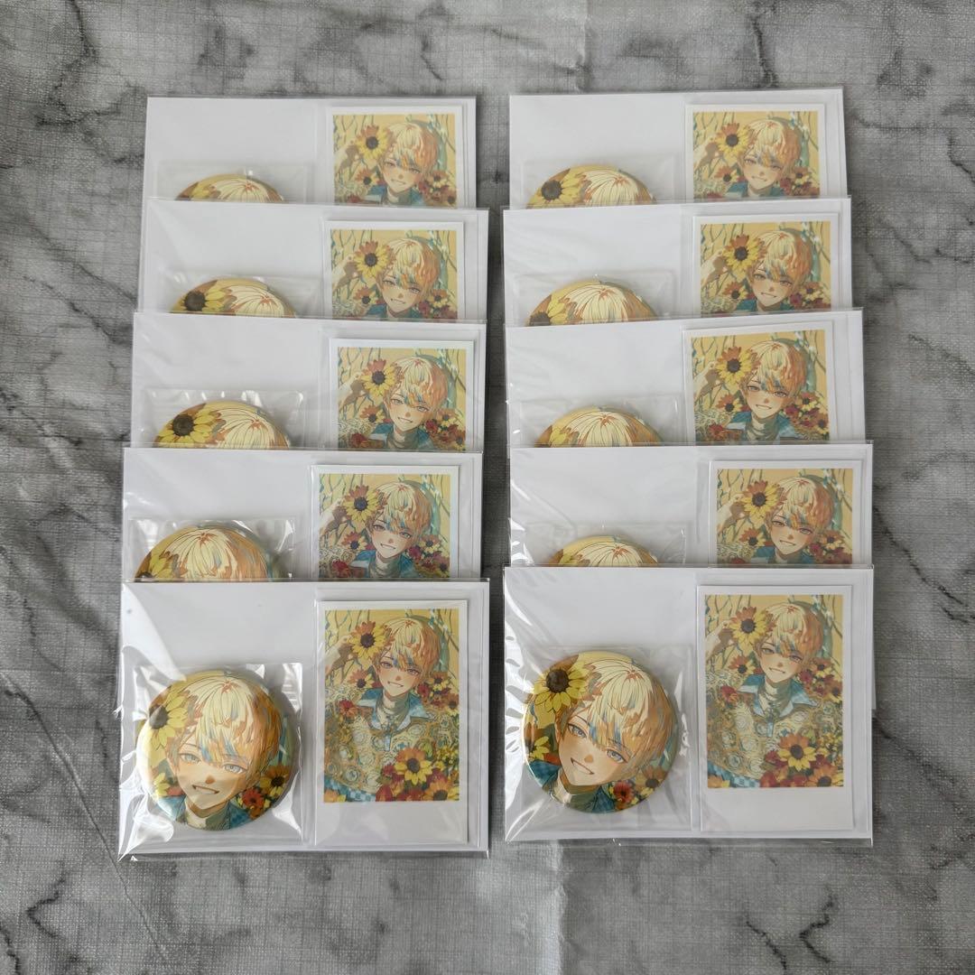 にじさんじ 緋八マナ 誕生日グッズ2024 缶バッジ＆チェキ風