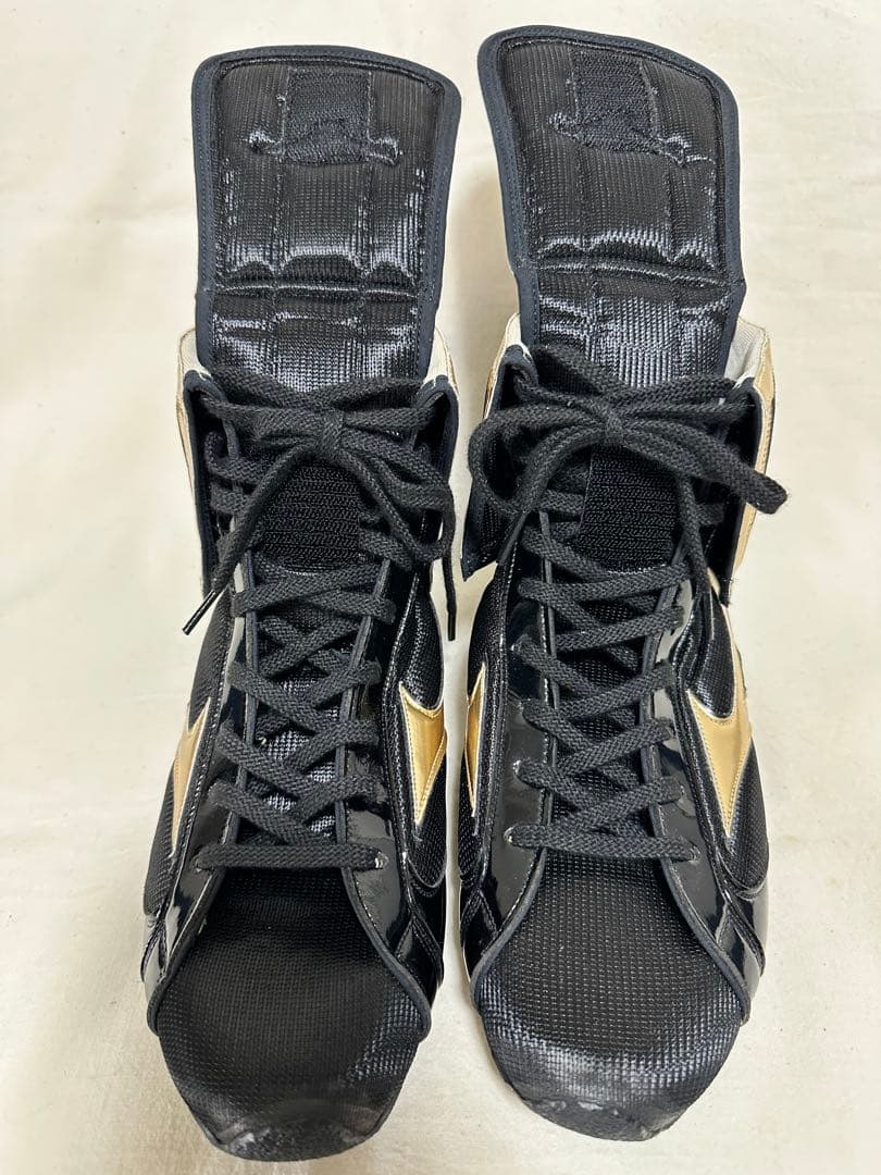 24.5cm！ミズノ スペシャルオーダー 折り返し ボクシングシューズ