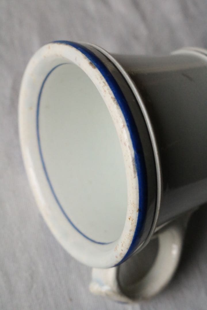 creil et montereau ブルー カップ ファイアンス フィーヌ - www