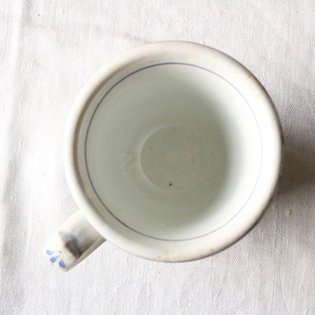 creil et montereau ブルー カップ ファイアンス フィーヌ - www