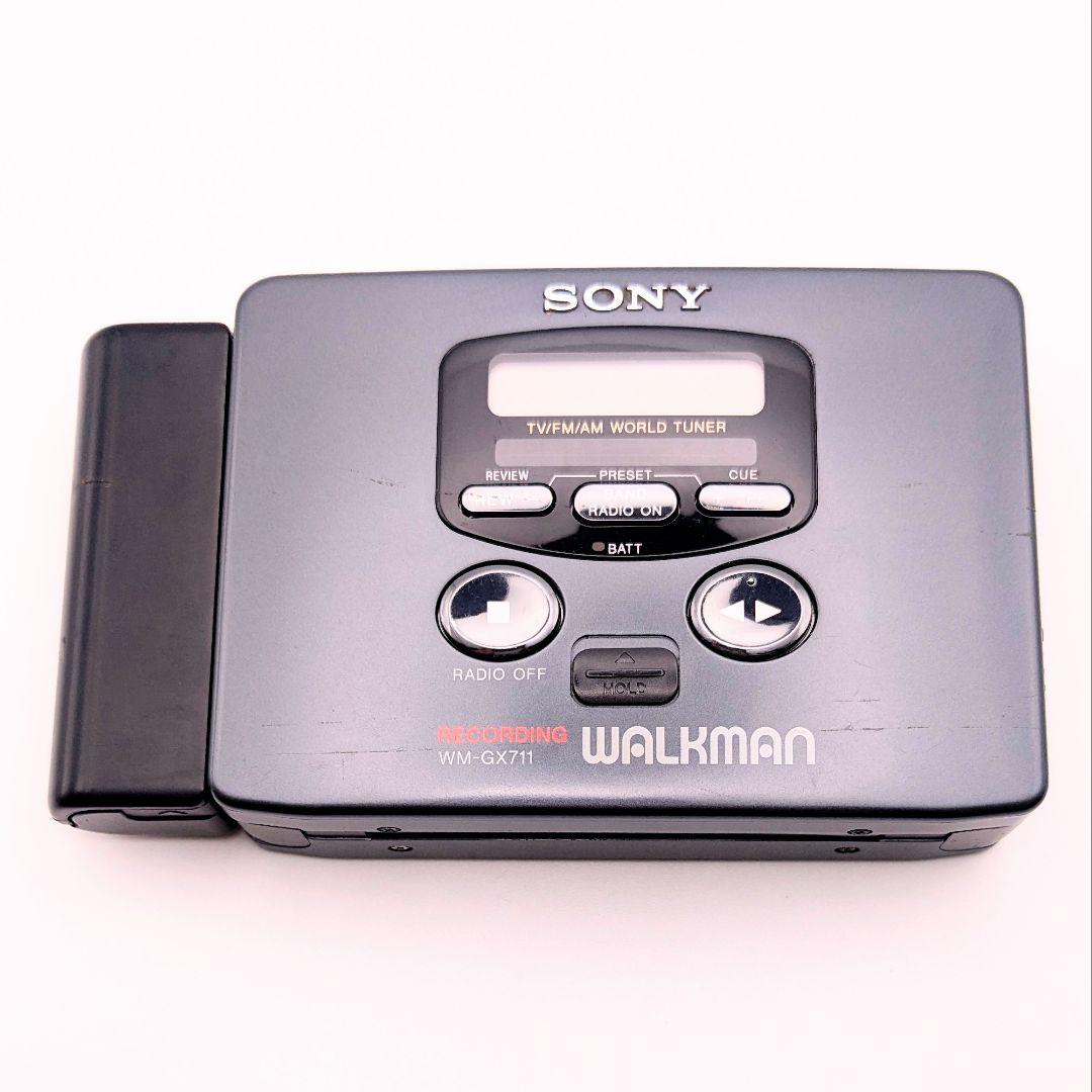 ジャンク品】SONY カセットウォークマン WM-GX711 - メルカリ