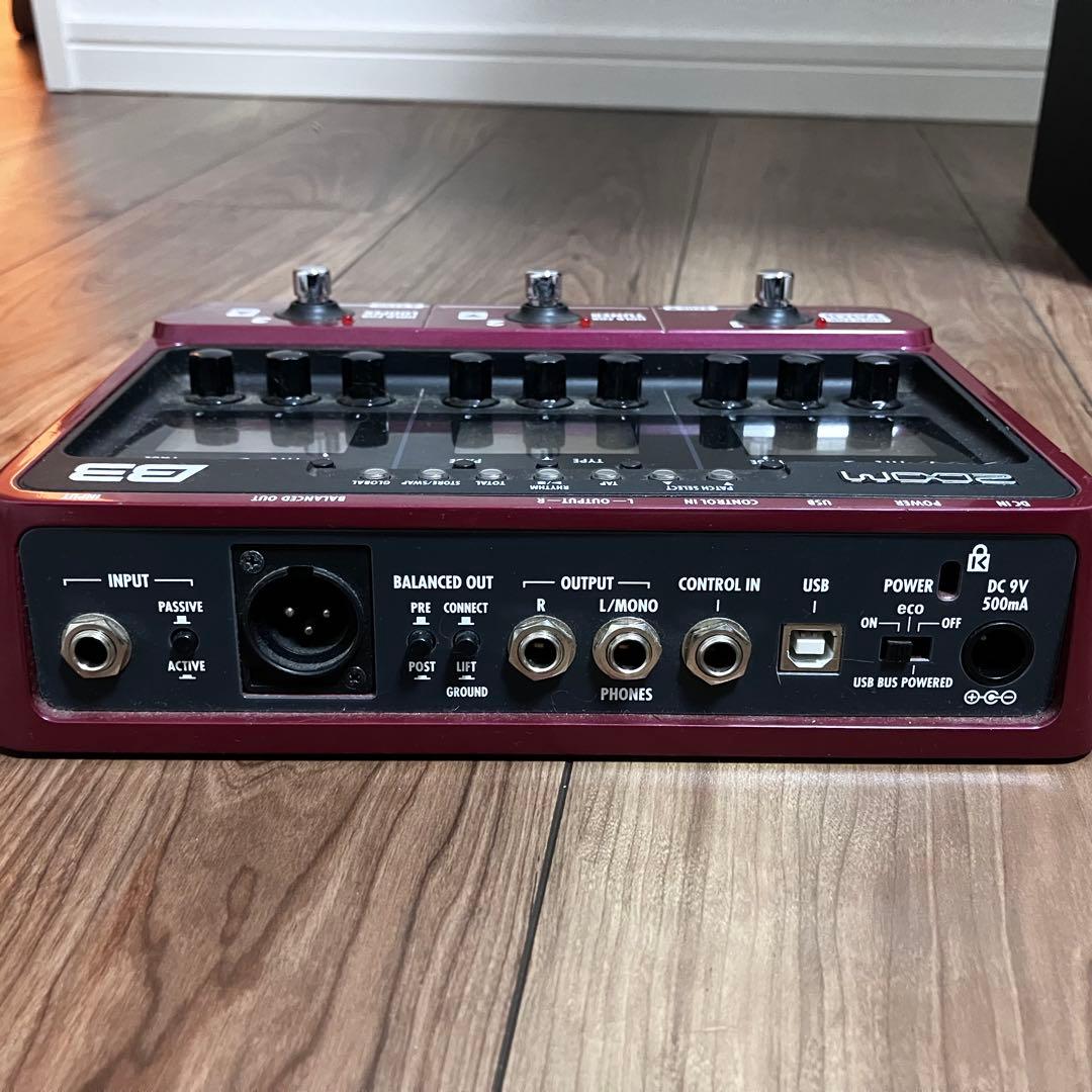 ZOOM B3 ベースエフェクター ACアダプター付き ZOOM B3 マルチ