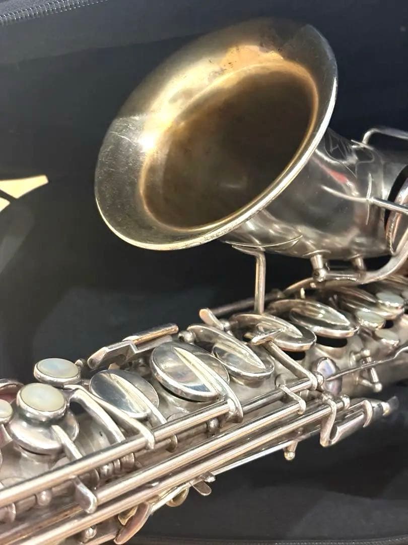 最終値下‼️ Buescher ブッシャー　ビンテージ　シルバー　アルトサックス